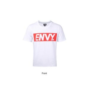 Envy red logo white t shirt
