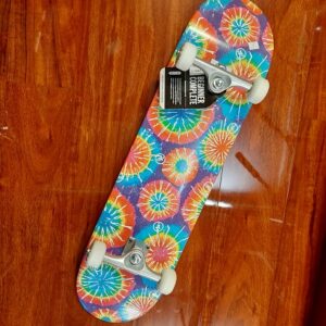 Trinity Tie-dye beginner skateboard 8.25