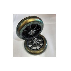 Grit gold-clear wheel 110mm 6061 CNC aluminium per 2 wheels - Image 2