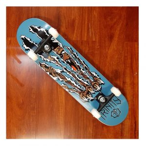 Trinity Bear Claw print skateboard