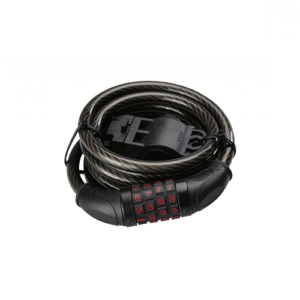 Combination cable lock 8 mm cable
